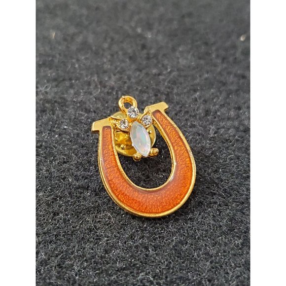 Lucky Horseshoe Pin - Good Luck Brooch Victorian pin Equestrian. Sweethe… - Picture 9 of 10